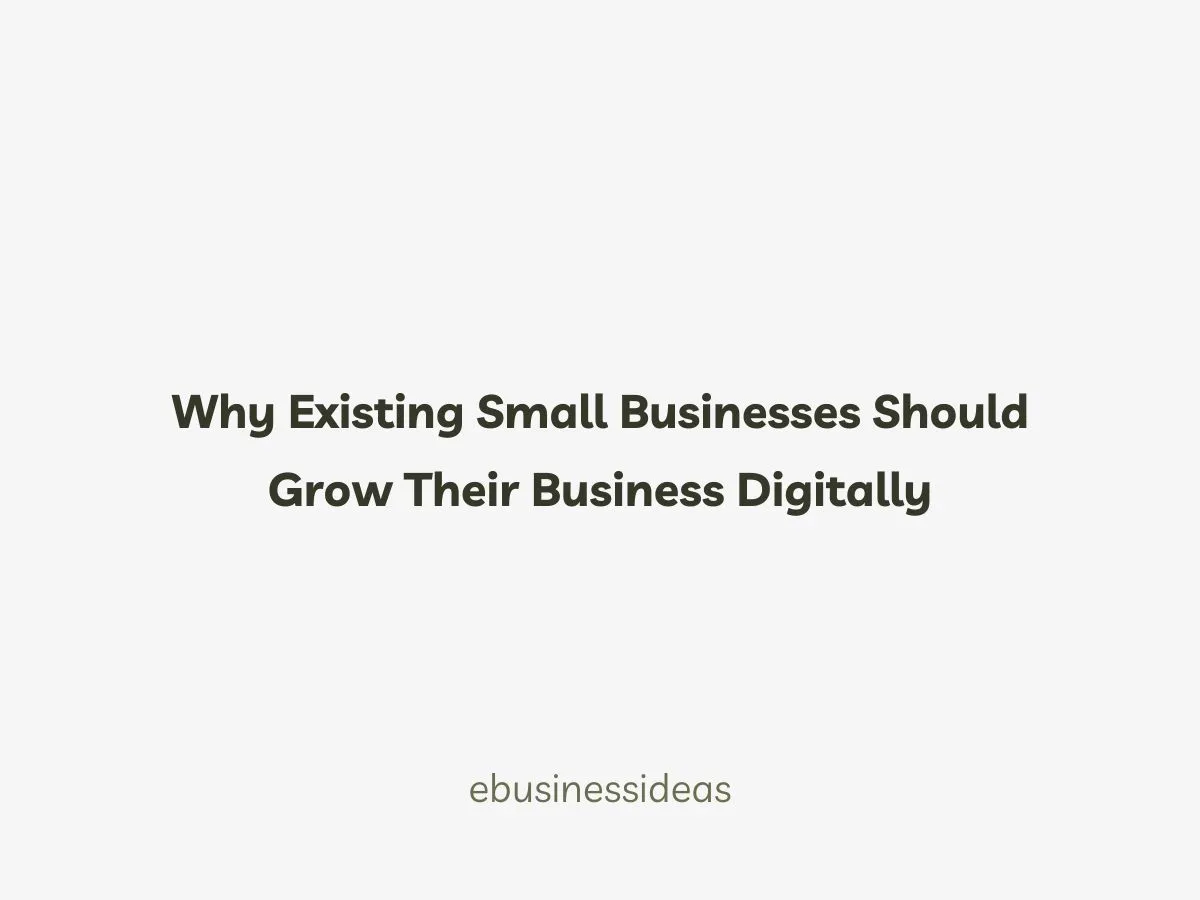 Small Business Grow Business Digitally